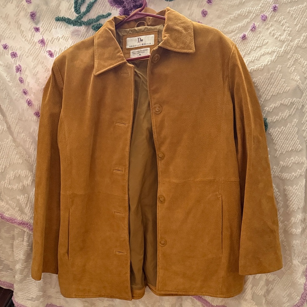 Daniele Martin Men's Genuine Leather Jacket in Camel